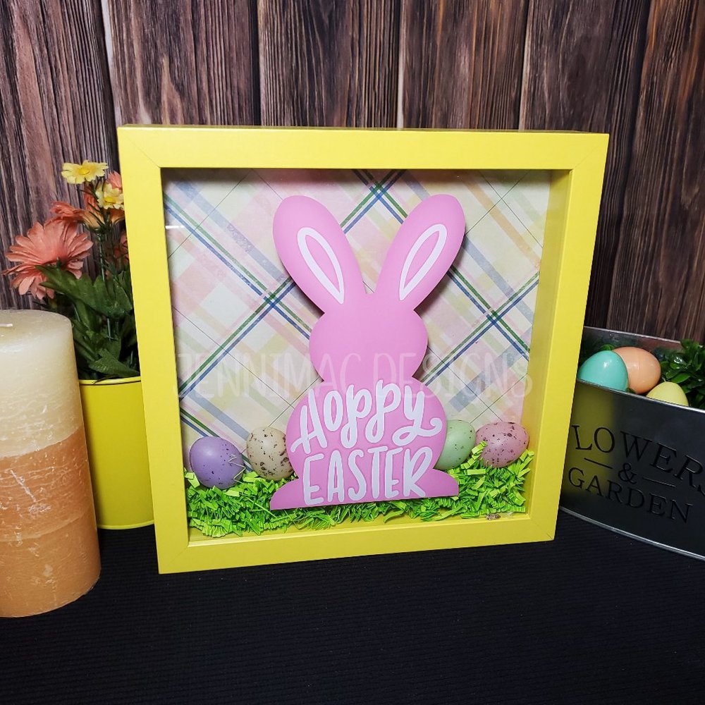 Hoppy Easter Shadow Box